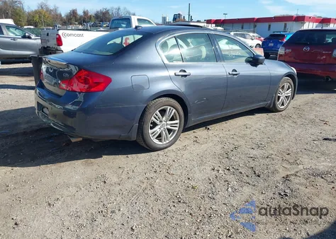 2013 Infiniti G37X z USA, uszkodzony, nr VIN JN1CV6AR9DM758449